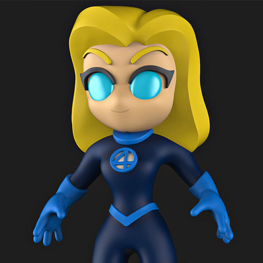 Susan Storm FANTASTIC FOUR 3D print model_2