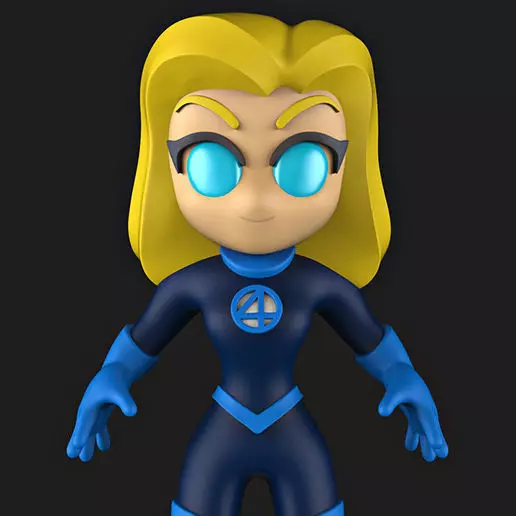 Susan Storm FANTASTIC FOUR 3D print model_0