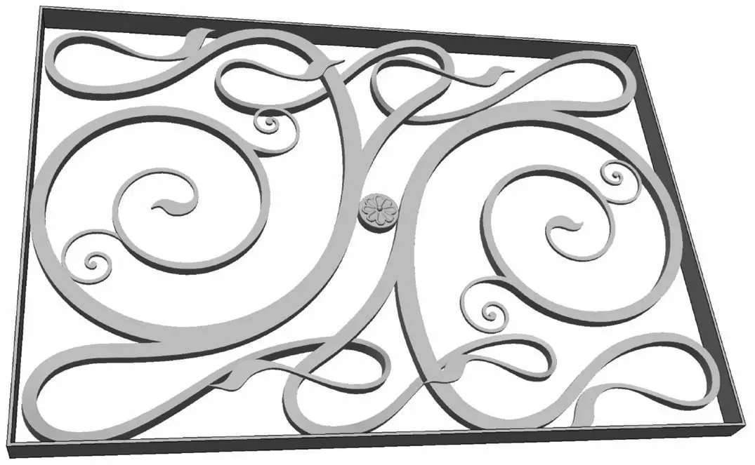 Railing jungle 3D model