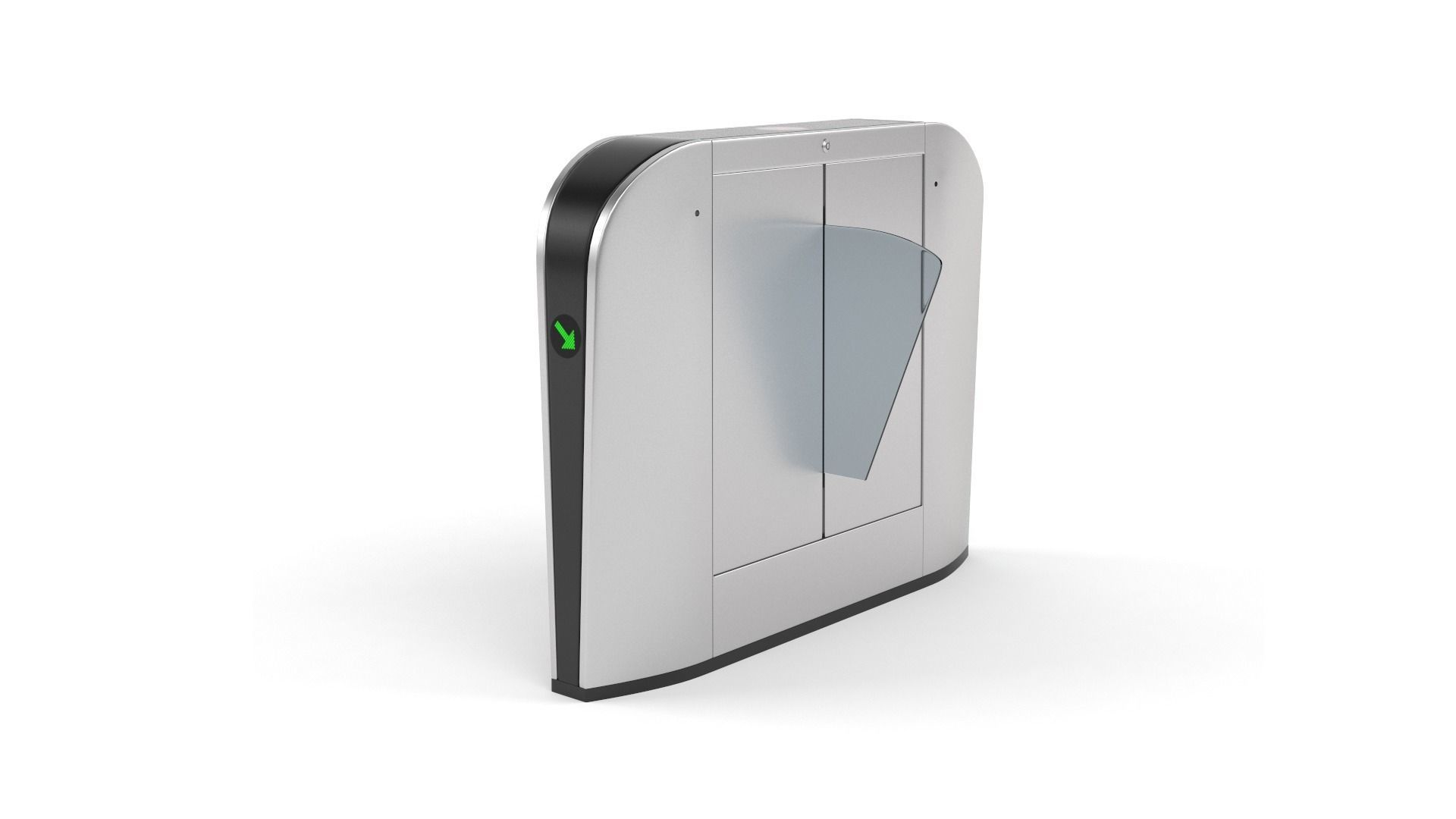 Automatic Turnstiles Gate 3D model_3