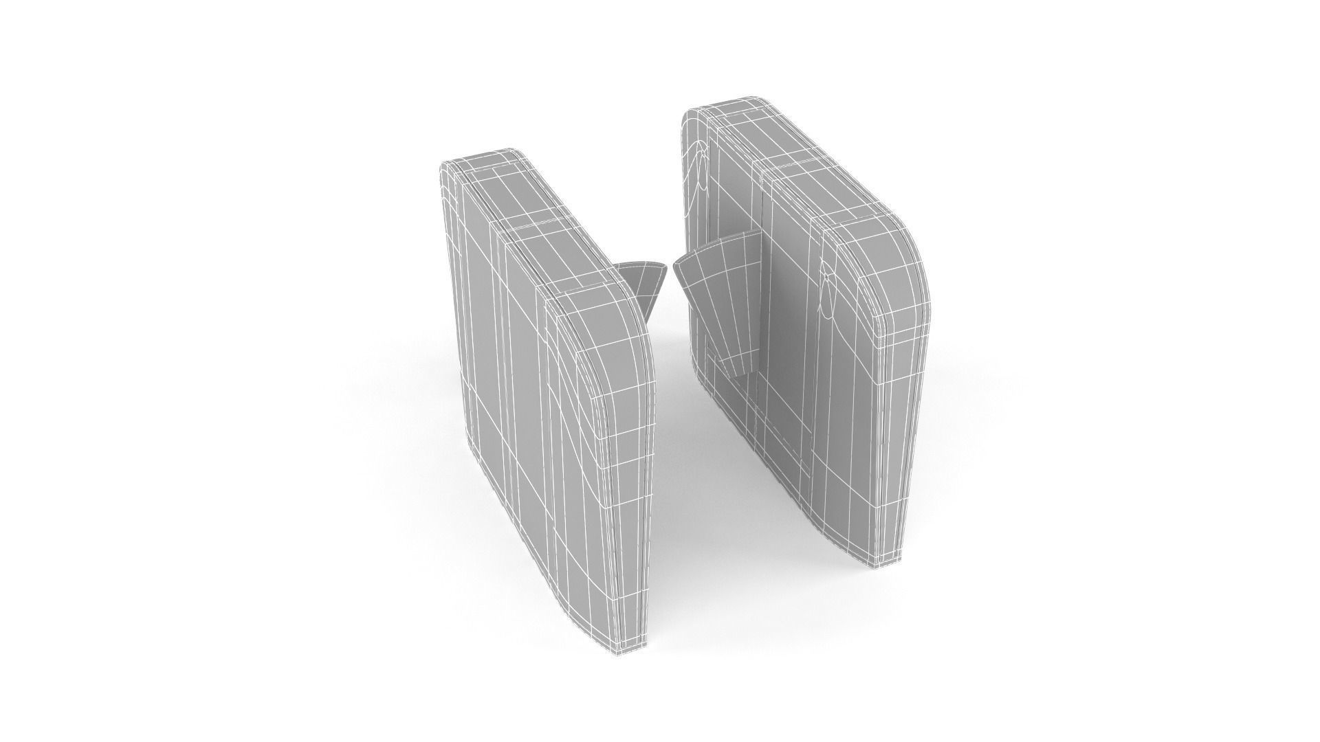 Automatic Turnstiles Gate 3D model_7