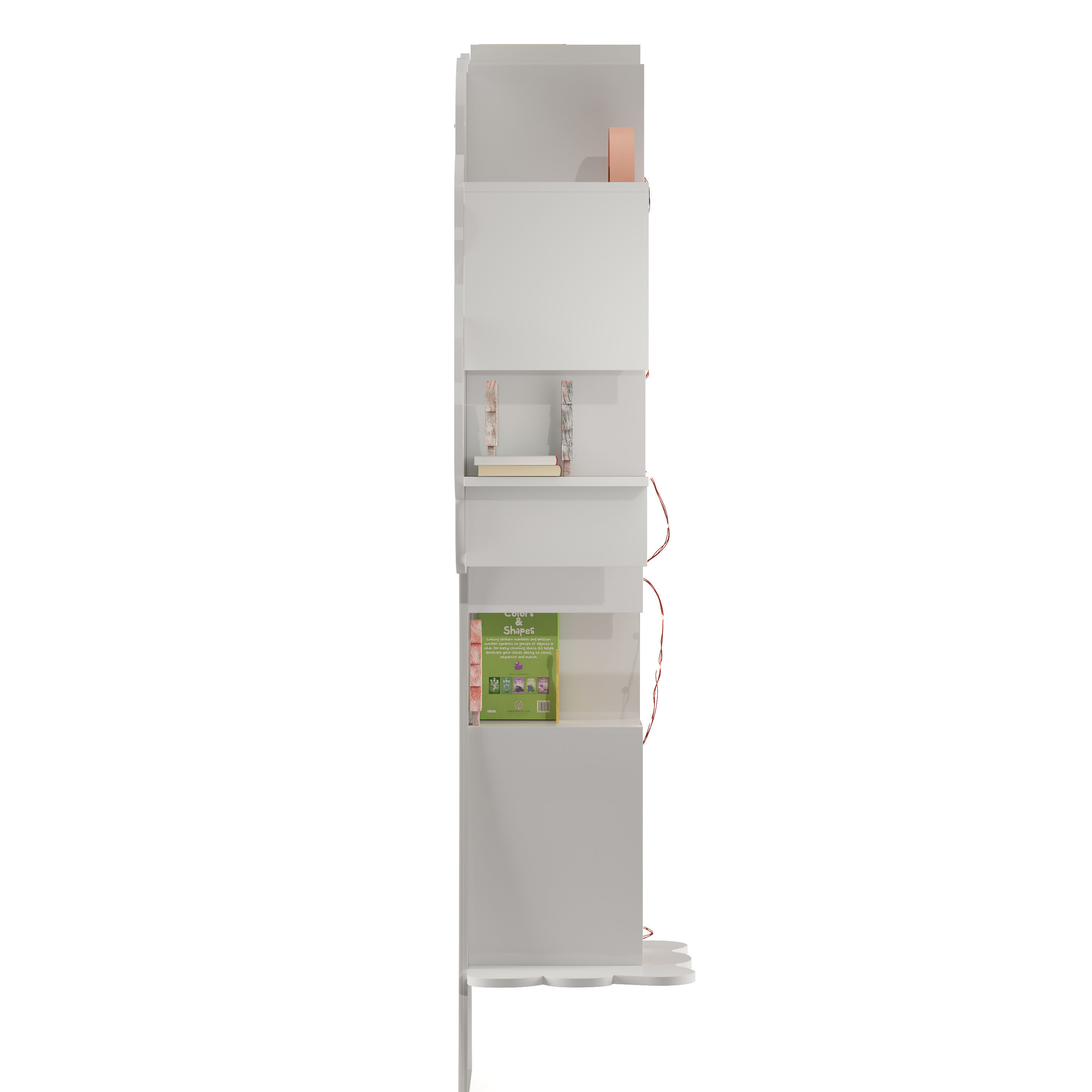 Treeshelf With Decor For Children Room 3D model_8