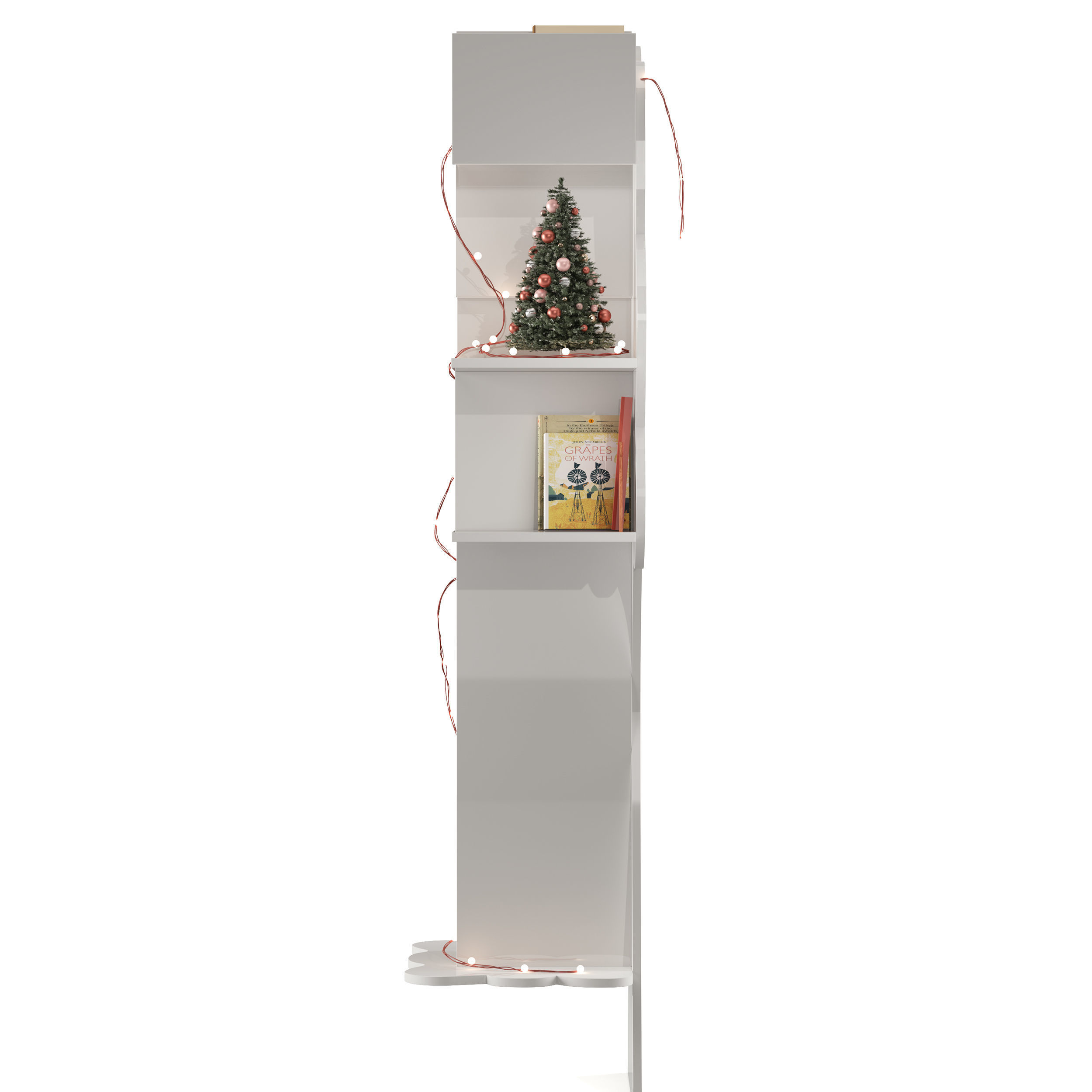 Treeshelf With Decor For Children Room 3D model_9