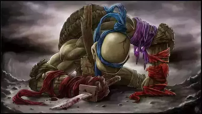 Battle Leonardo TMNT Fan Art for 3D Print