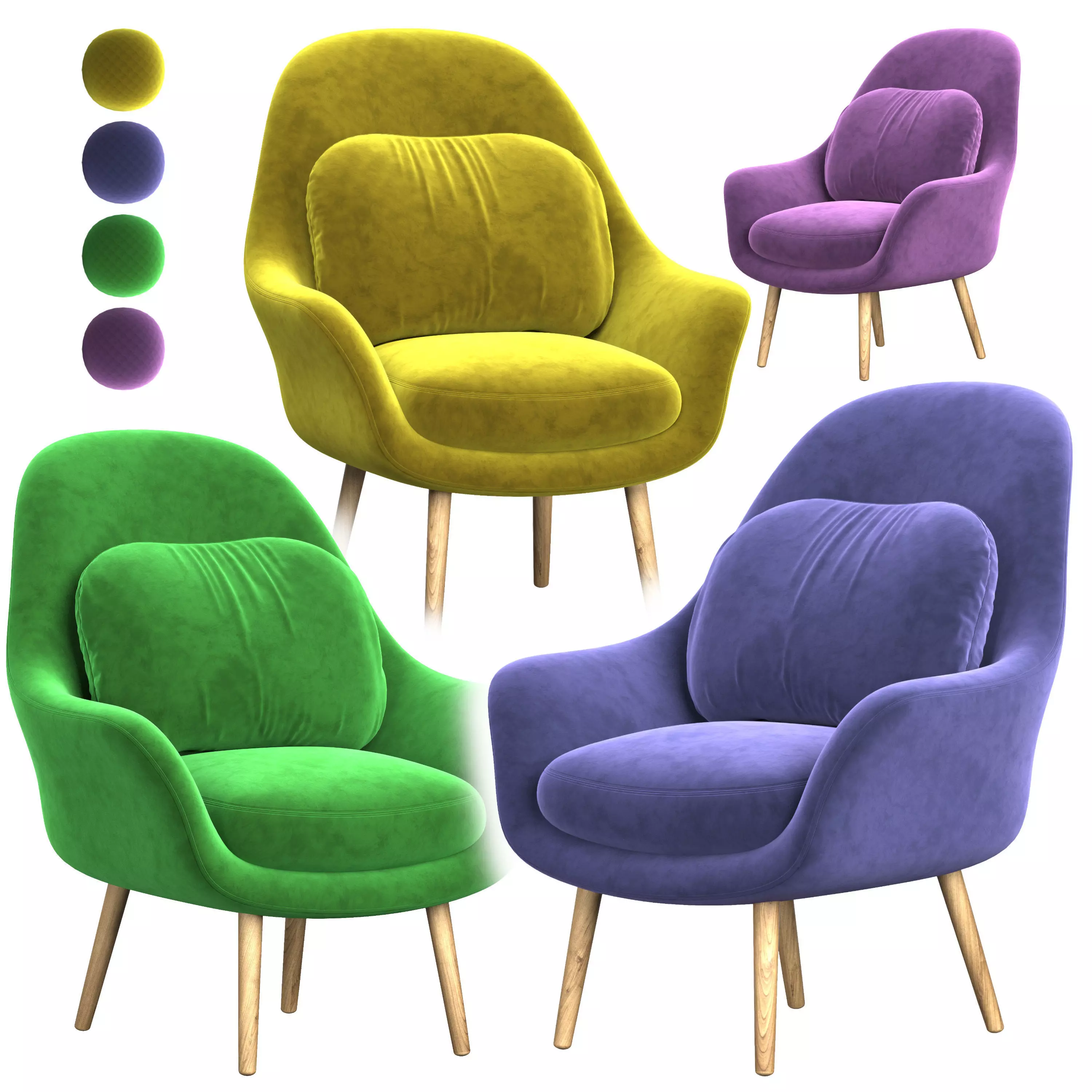Tomorrov Armchair 3D model