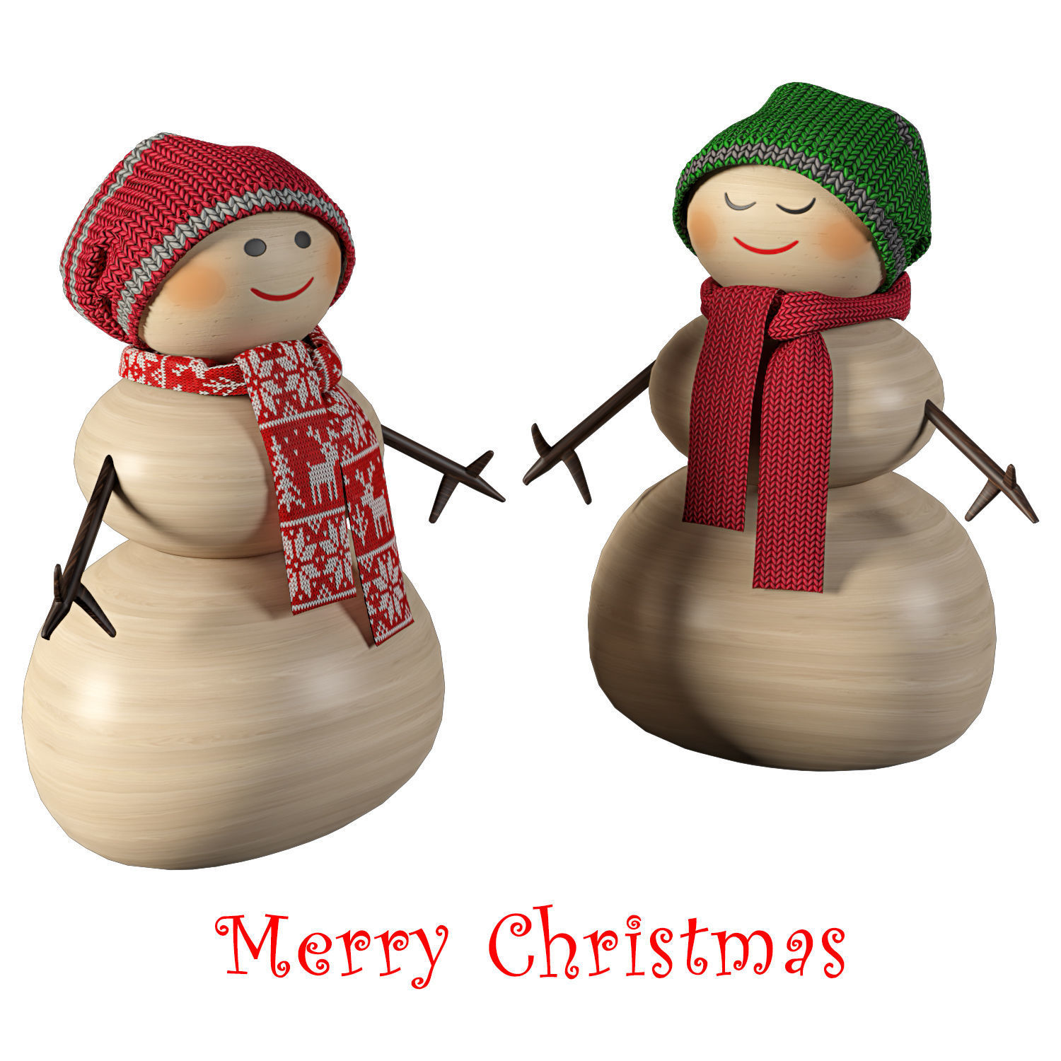 Christmas tree 001 3D model_3