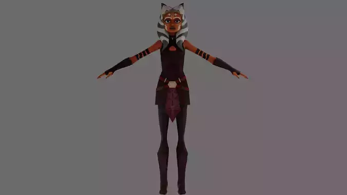 Clone Wars Ahsoka Tano 3D model