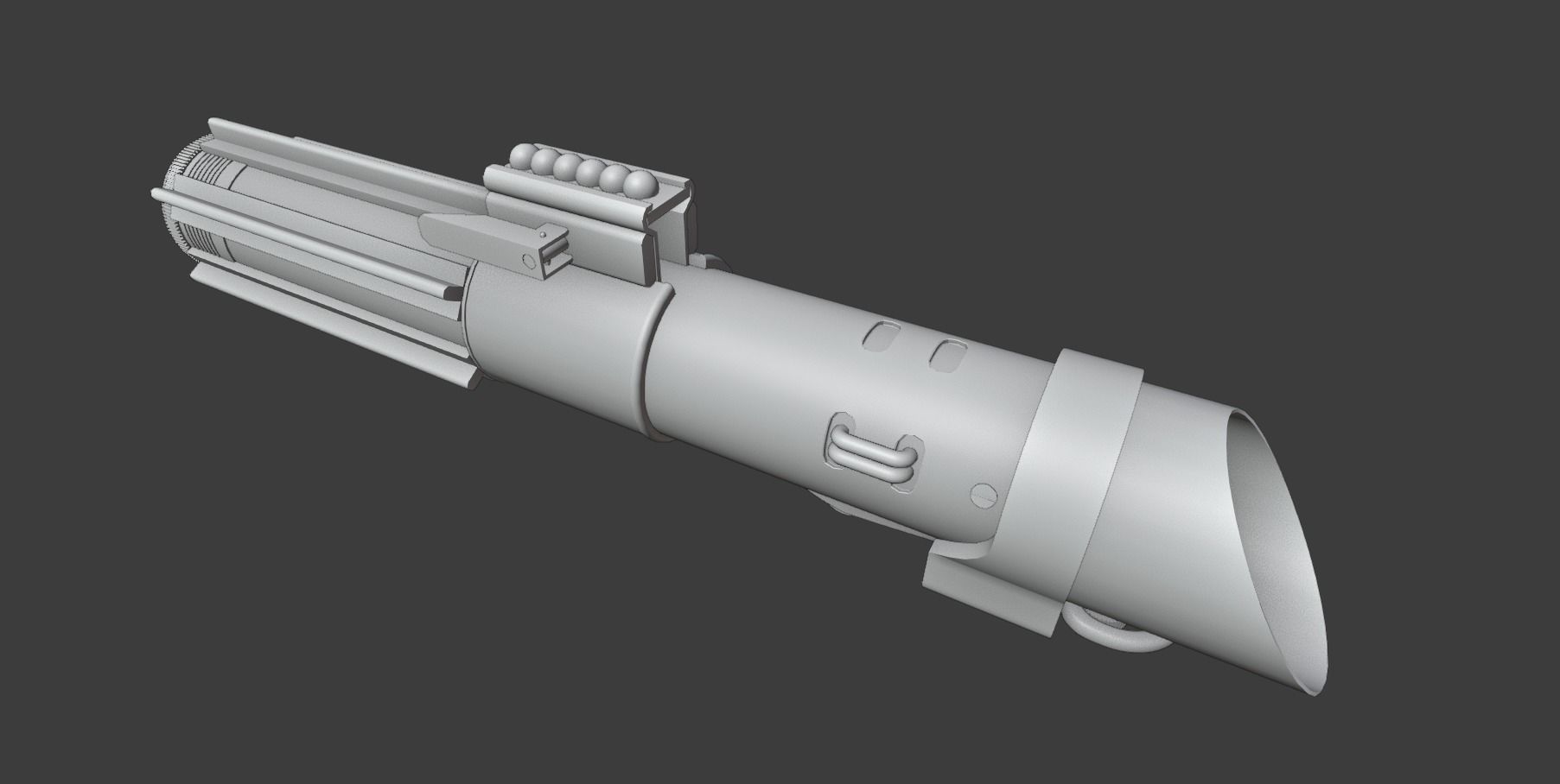 Darth Vader Lightsaber 3D model_7