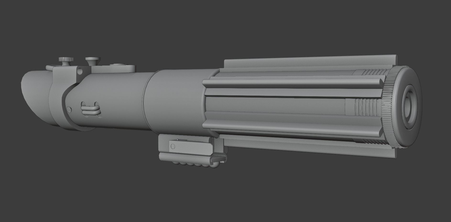 Darth Vader Lightsaber 3D model_9