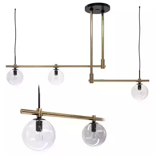 Zezo globe Chandelier 3D model