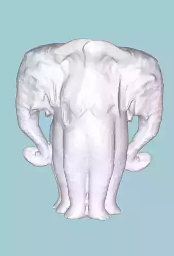 MakeIT Elephant Vase Planter 3D Model