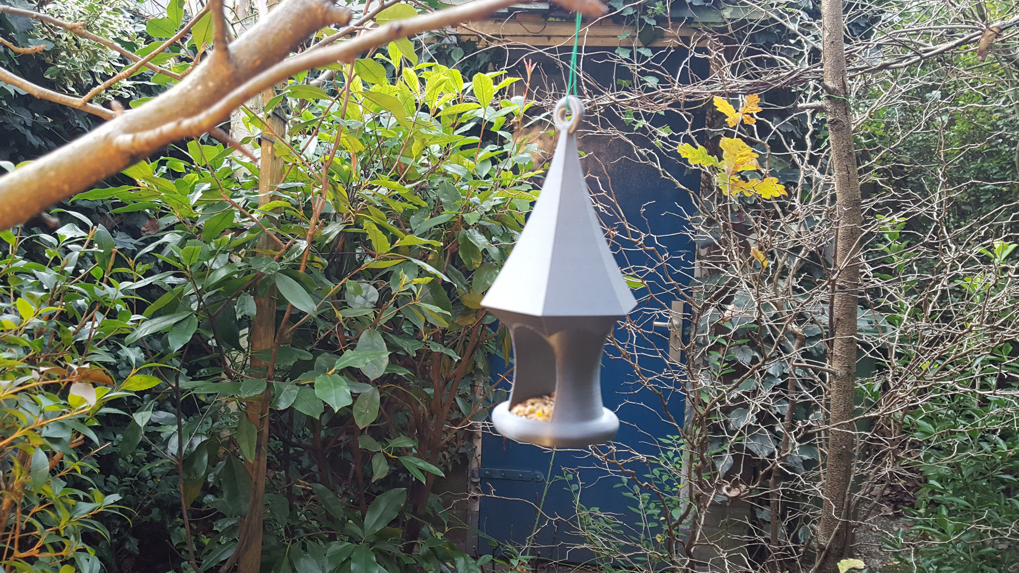 One Part Bird Feeder Free 3D print model_8