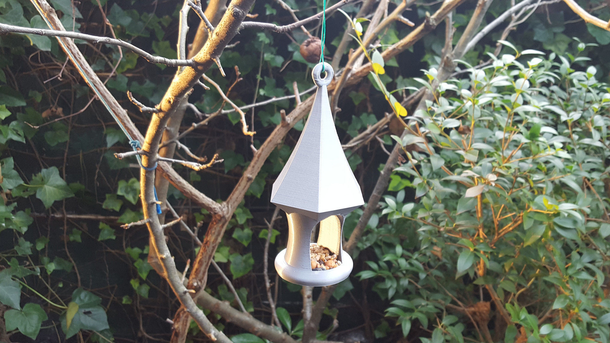 One Part Bird Feeder Free 3D print model_5