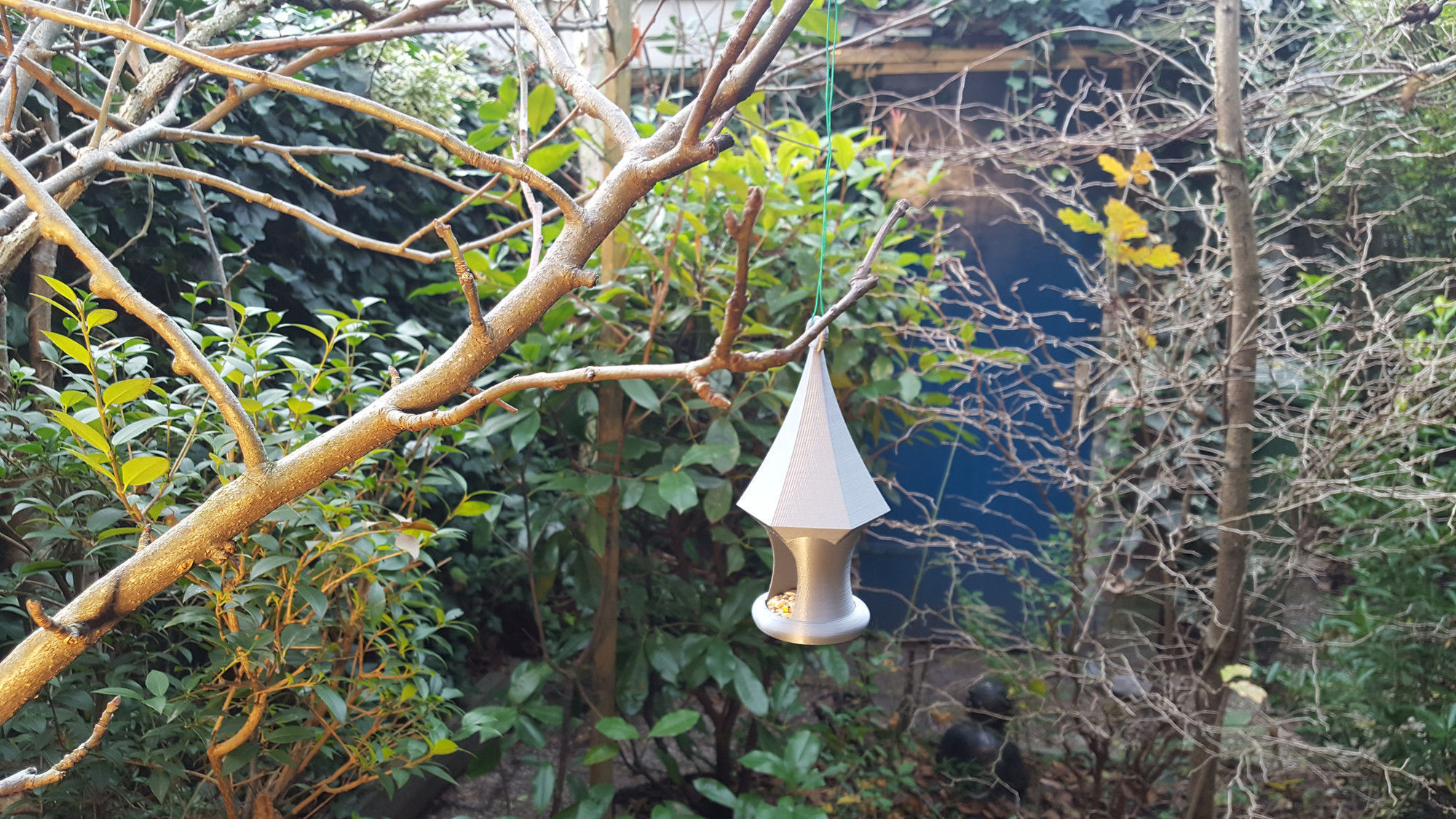 One Part Bird Feeder Free 3D print model_7