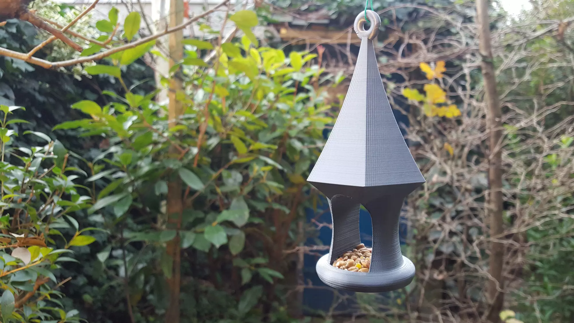 One Part Bird Feeder Free 3D print model_0