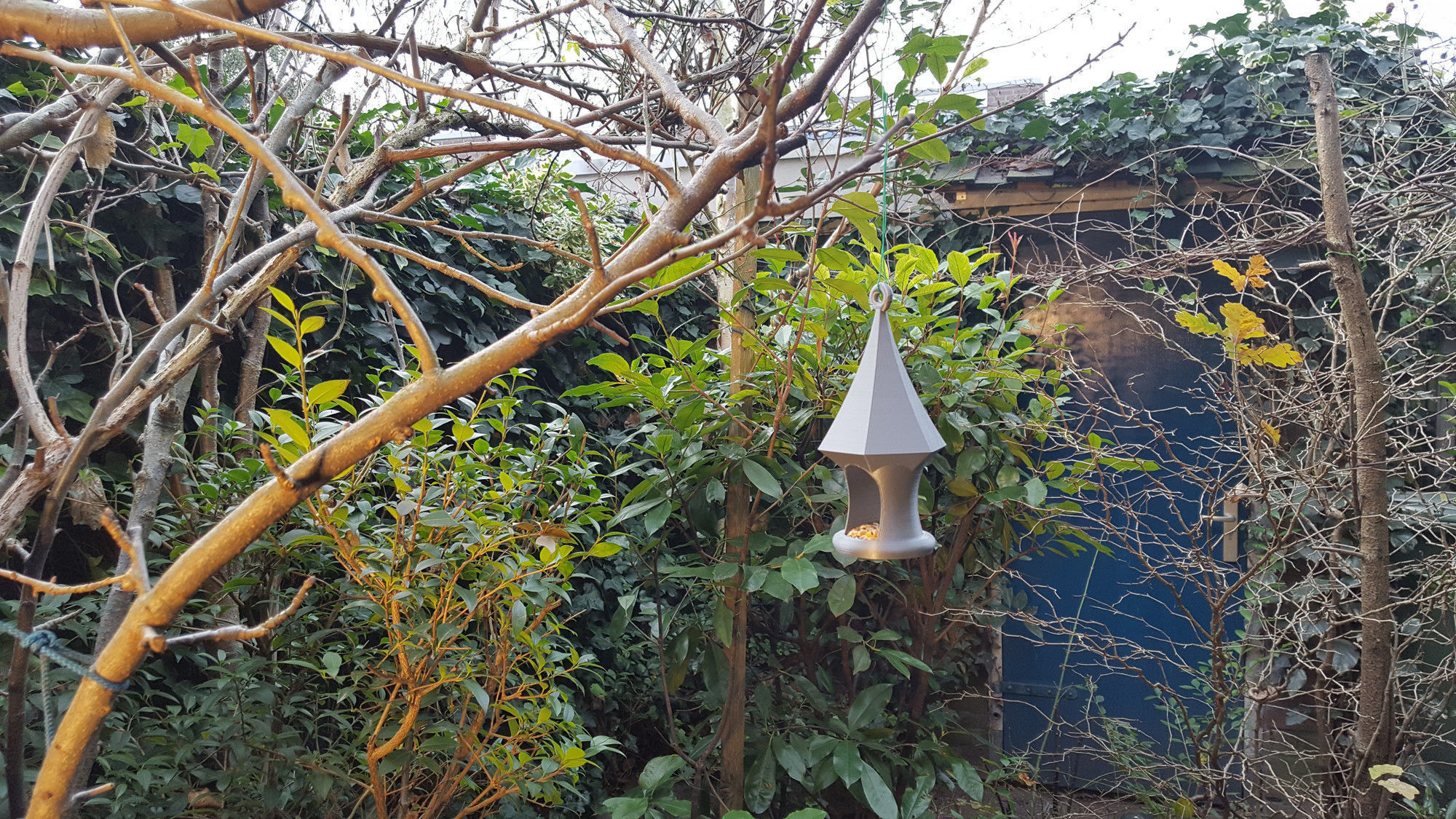 One Part Bird Feeder Free 3D print model_6