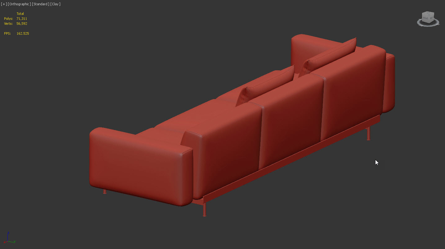 IN SITU 3 Seater Sofa by Muuto 3D model_13