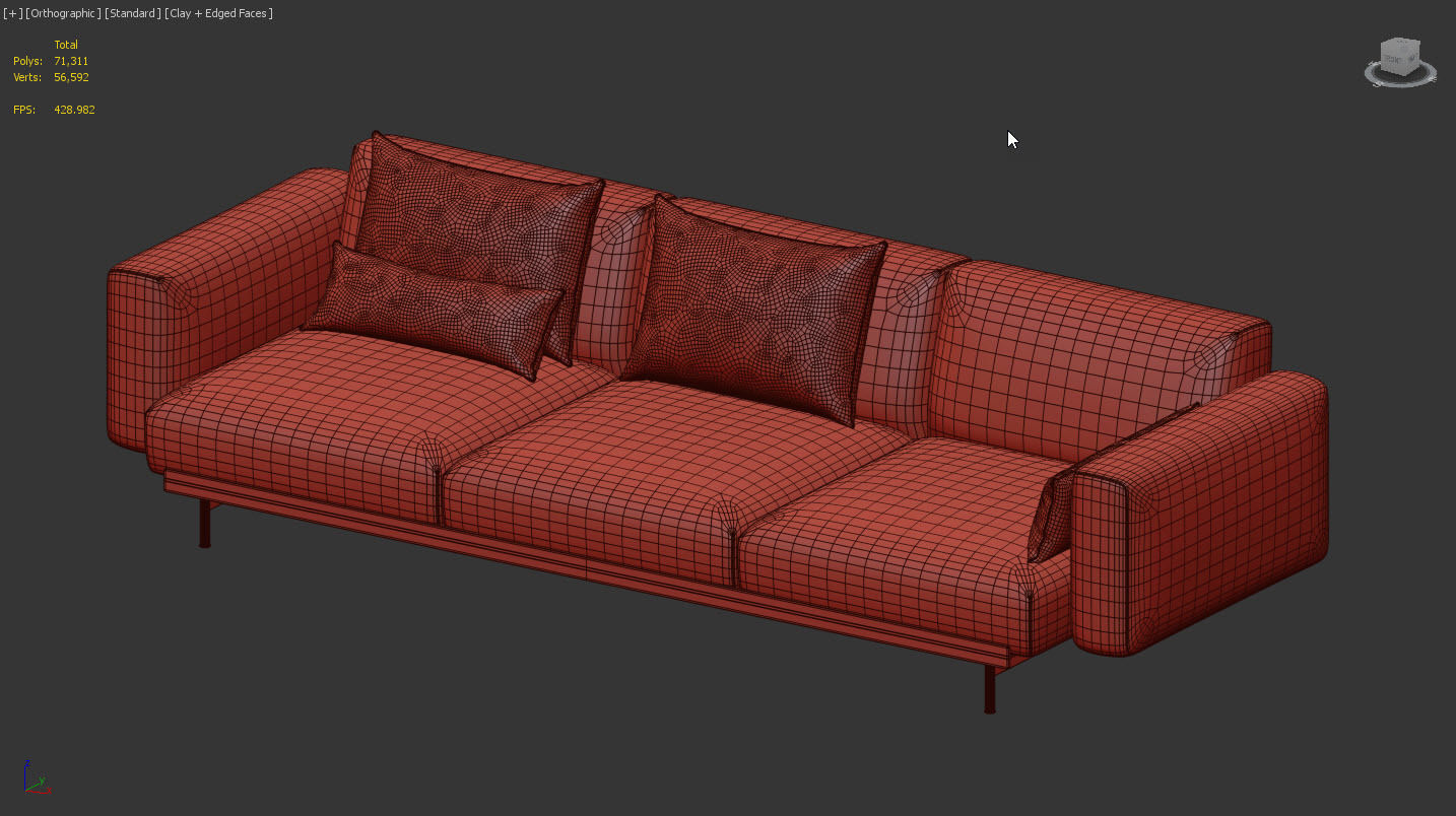 IN SITU 3 Seater Sofa by Muuto 3D model_12