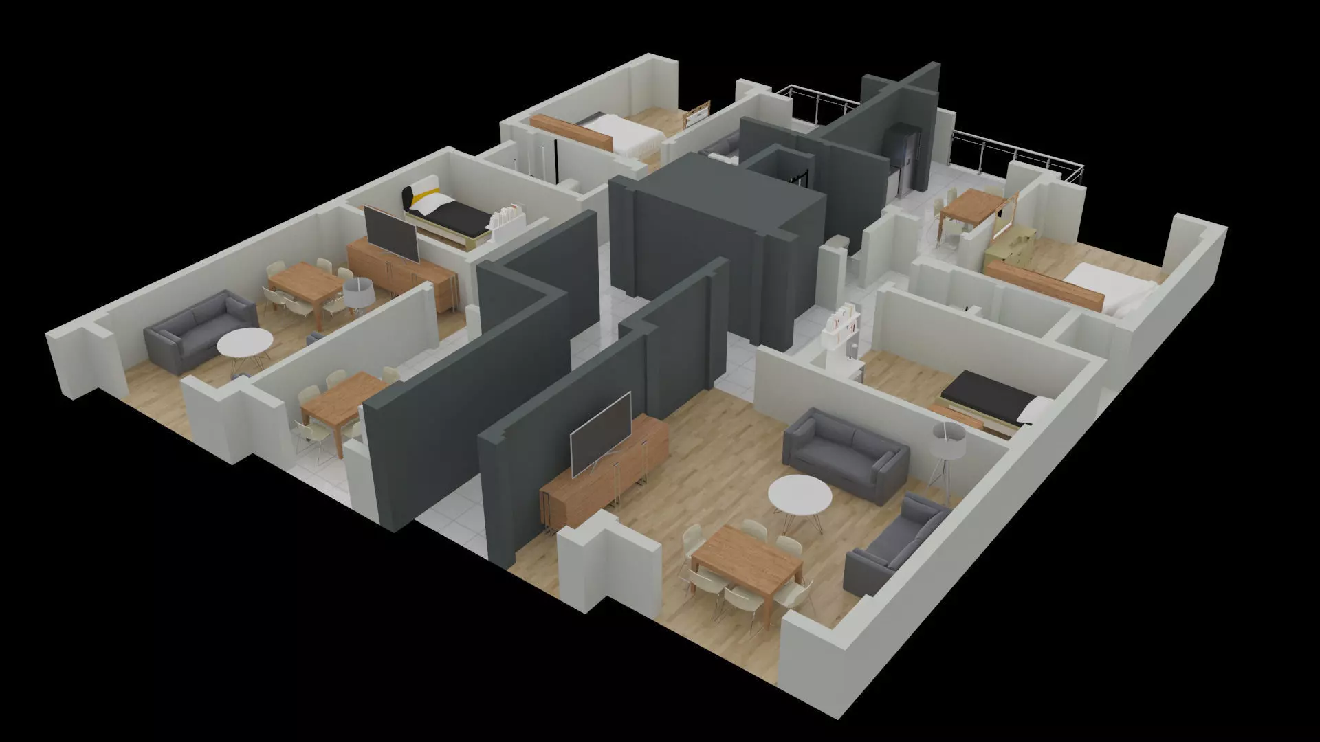 House Plan 3D model_0