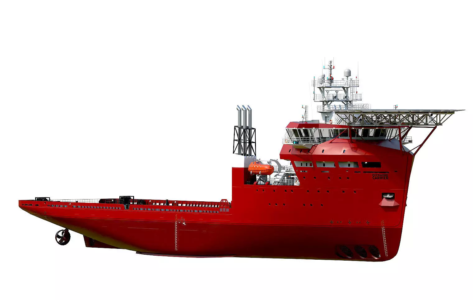 Offshore Carrier RED  3D model_0
