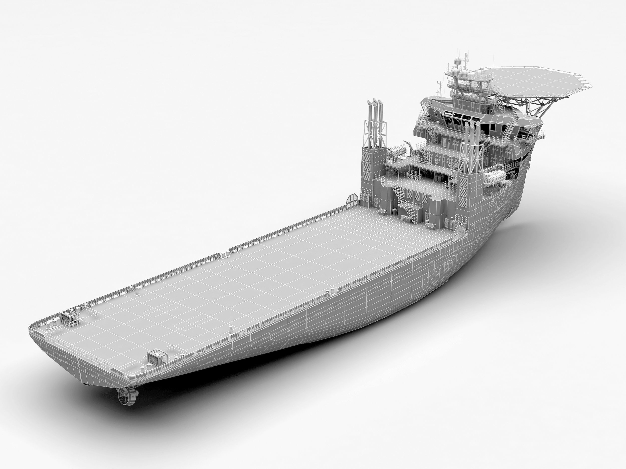 Offshore Carrier RED  3D model_11