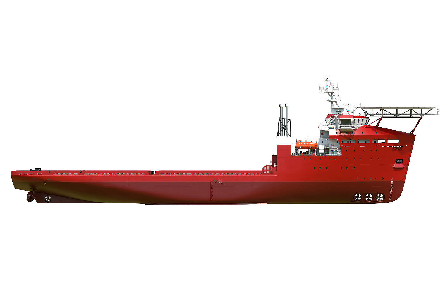 Offshore Carrier RED  3D model_7