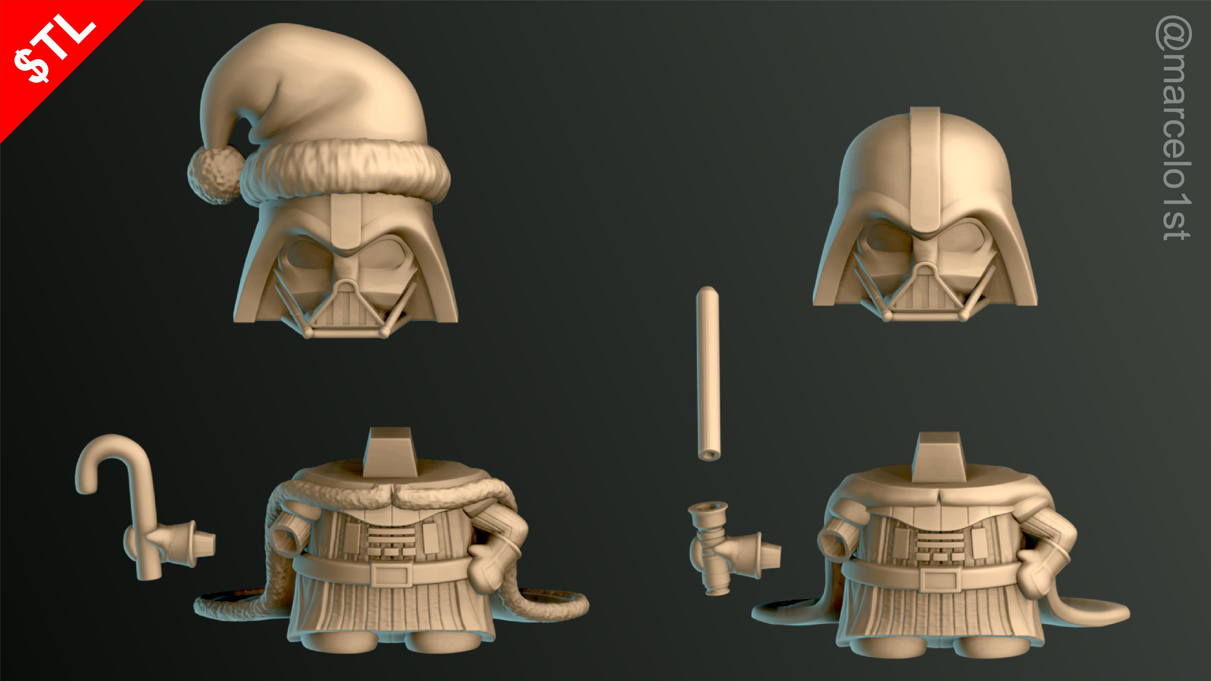 The Dark Side of Cuteness 3D print model_1
