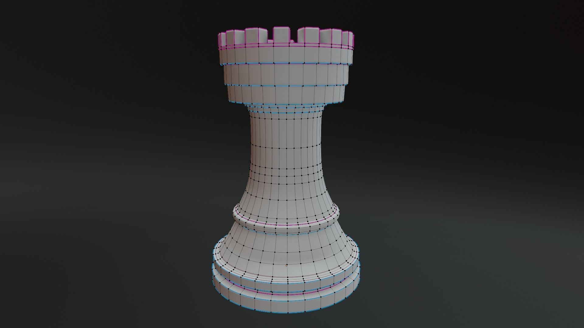 Lowpoly Chess Board 3D Model Low-poly 3D model_20