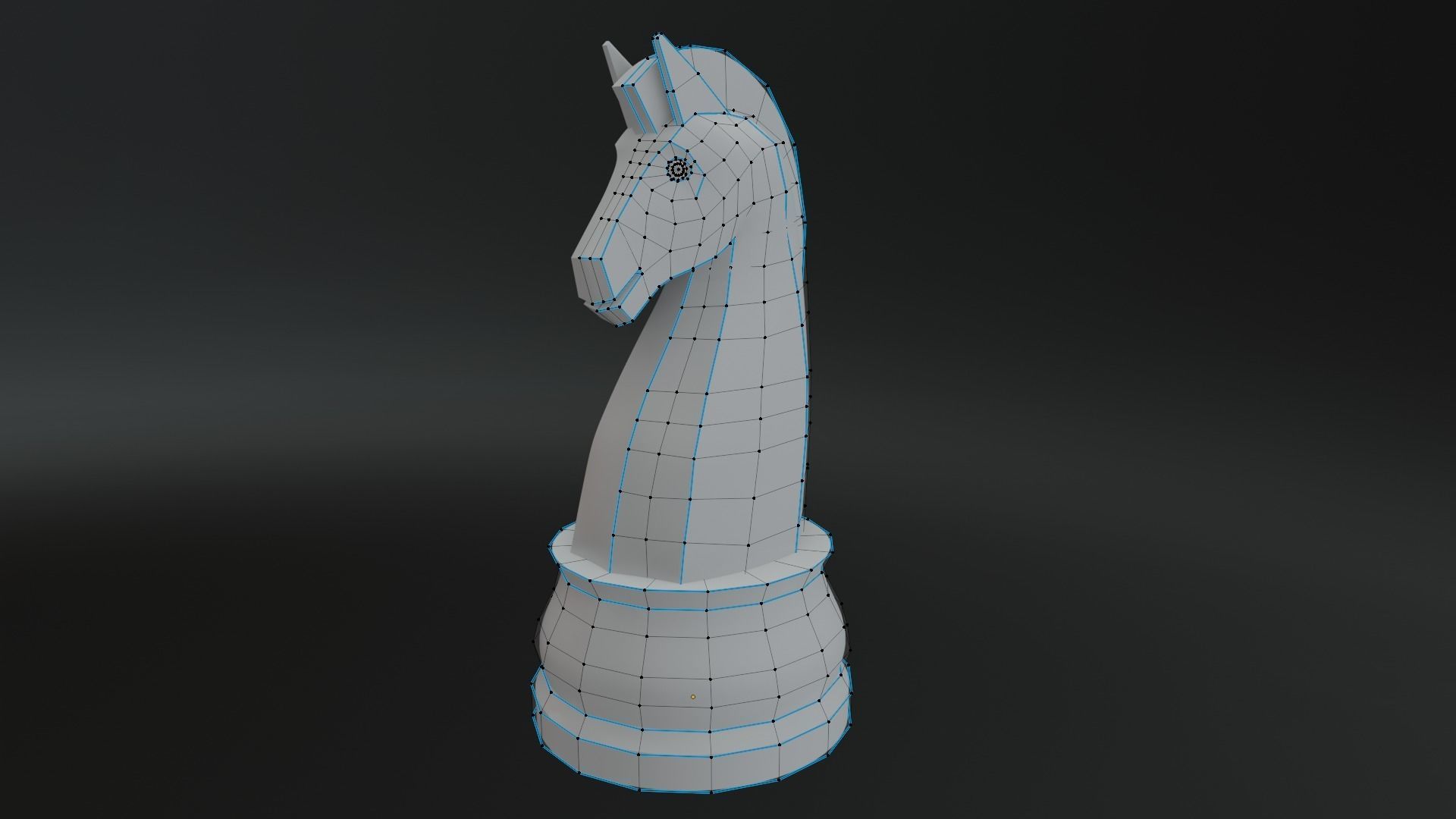 Lowpoly Chess Board 3D Model Low-poly 3D model_24