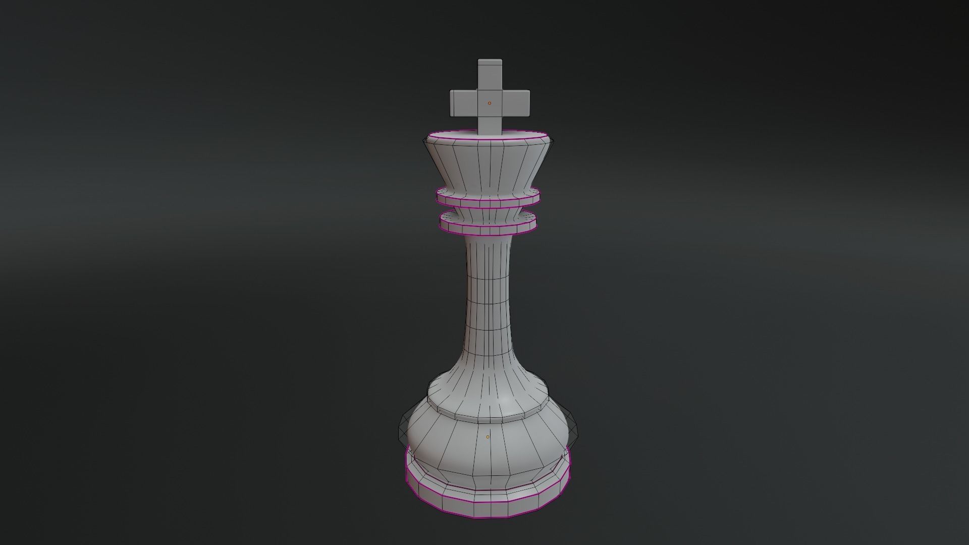 Lowpoly Chess Board 3D Model Low-poly 3D model_21