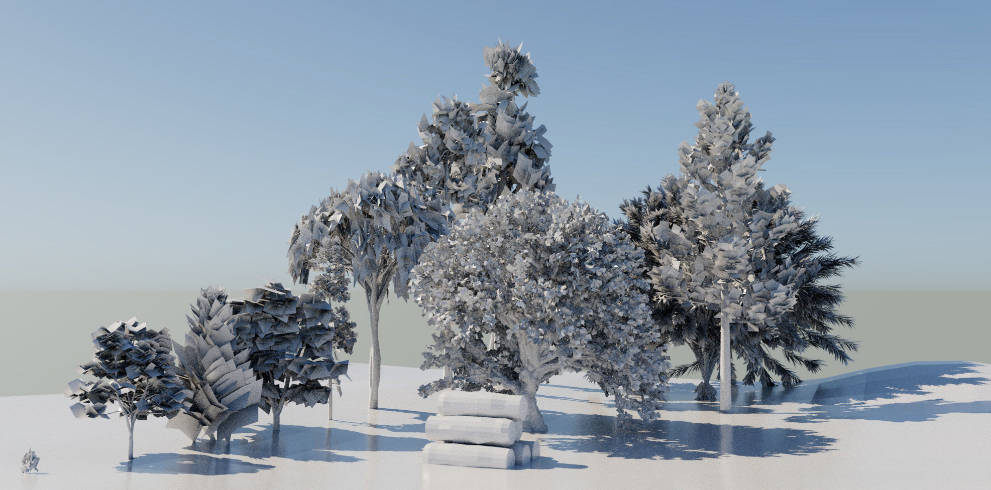 Trees 3D model_1