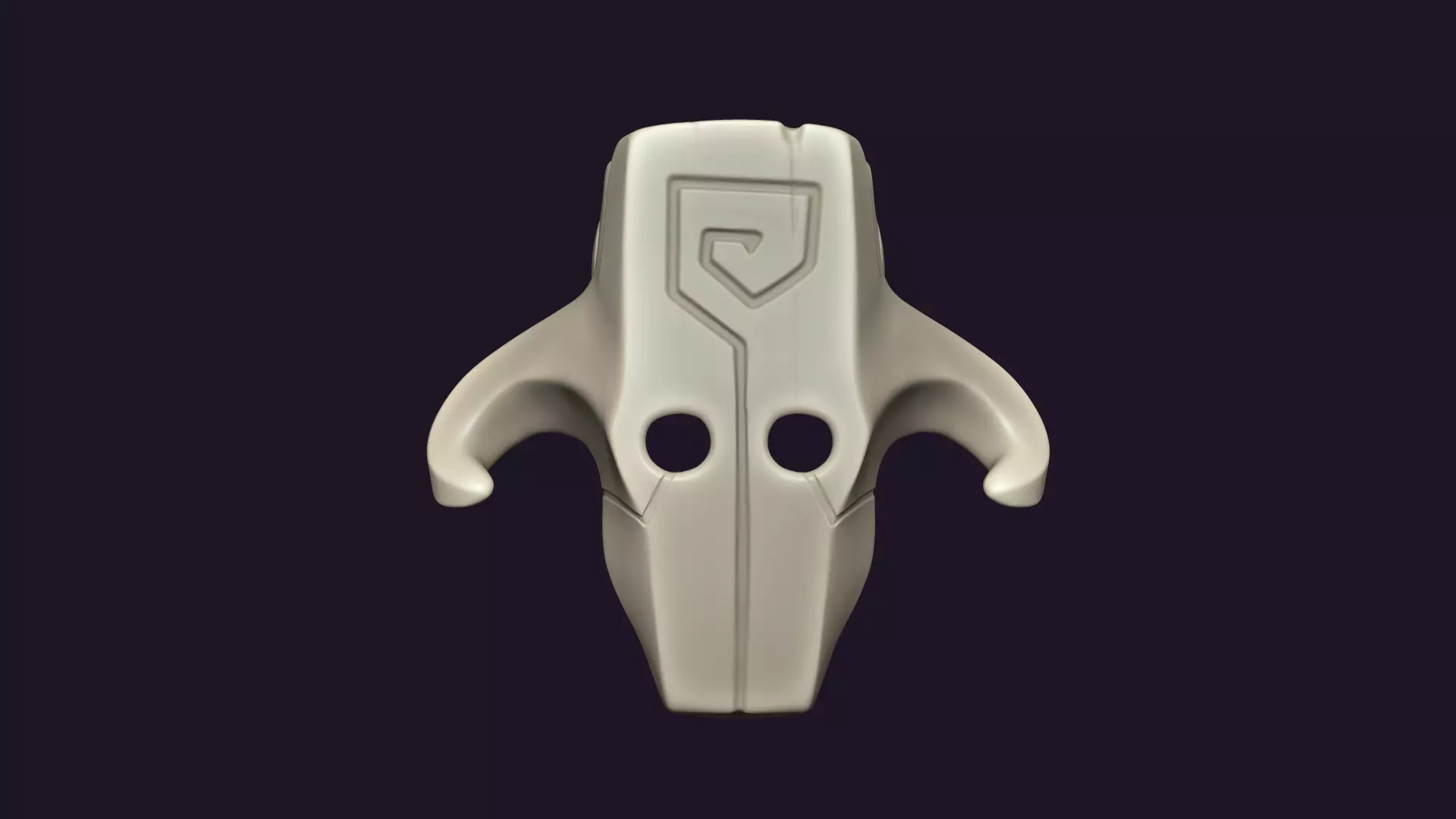 Juggernaut Mask - Dota 02 - Keychain Pendant 3D print model