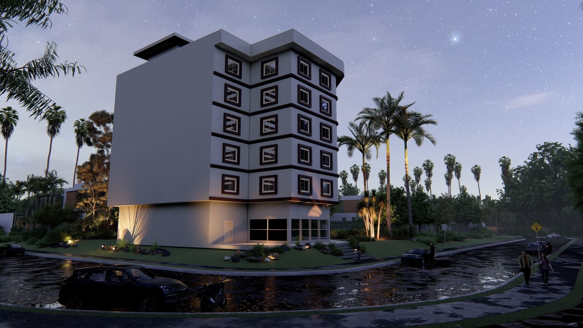  Building  Low-poly 3D model_2