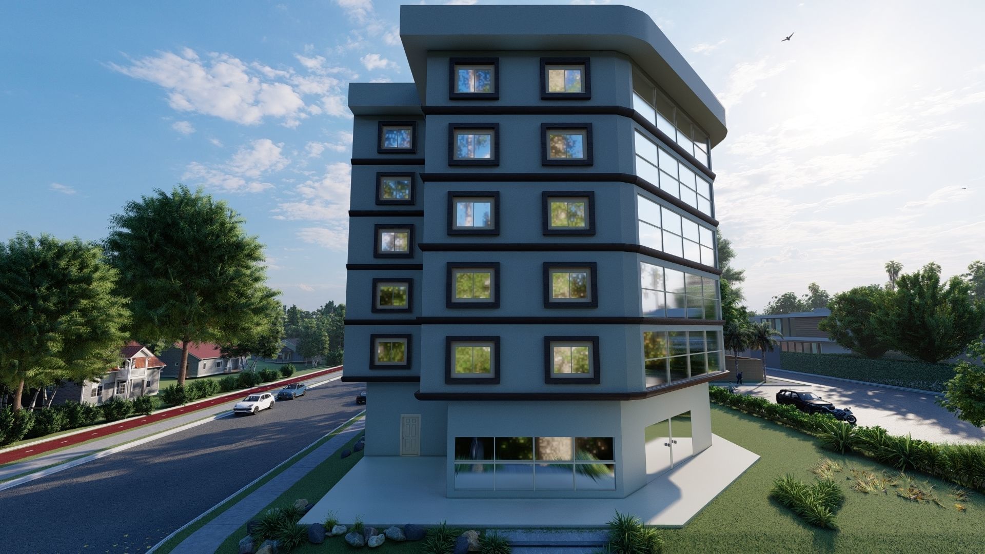  Building  Low-poly 3D model_6