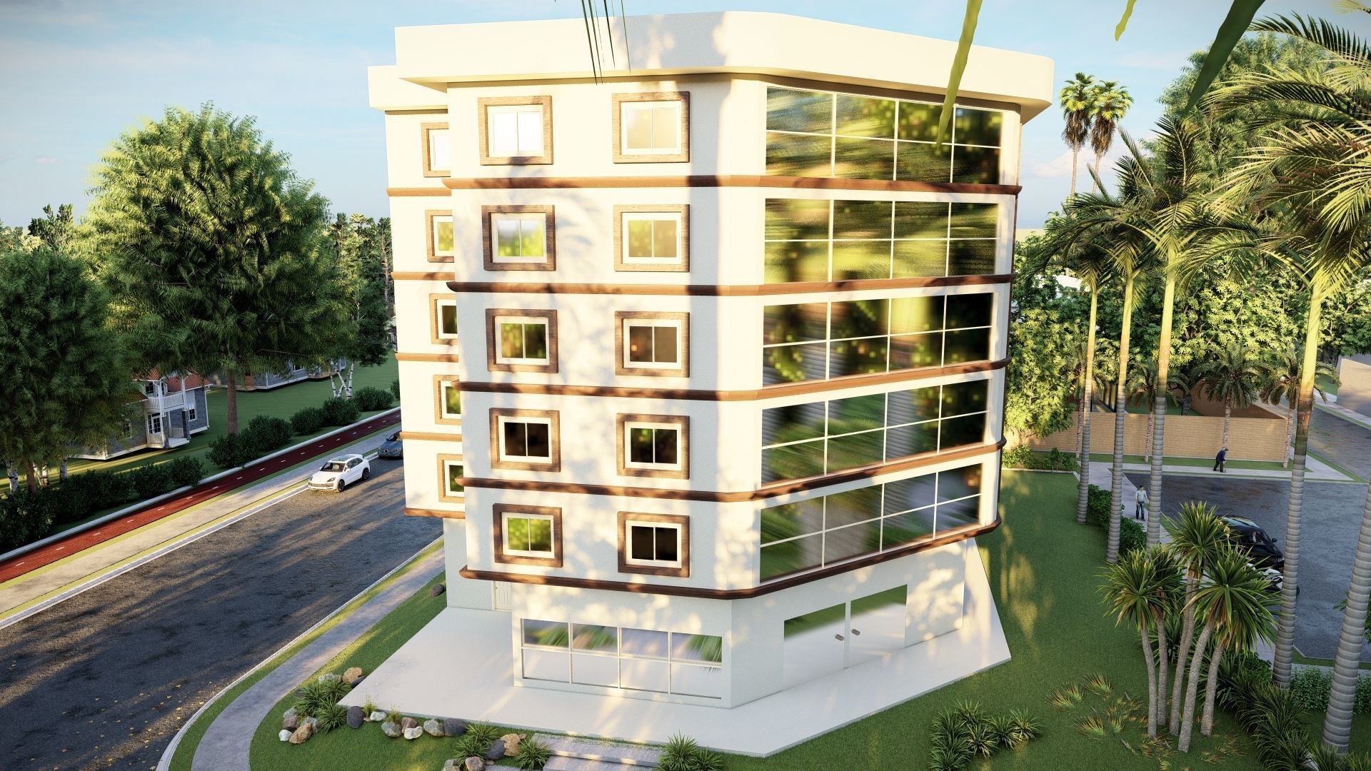  Building  Low-poly 3D model_3