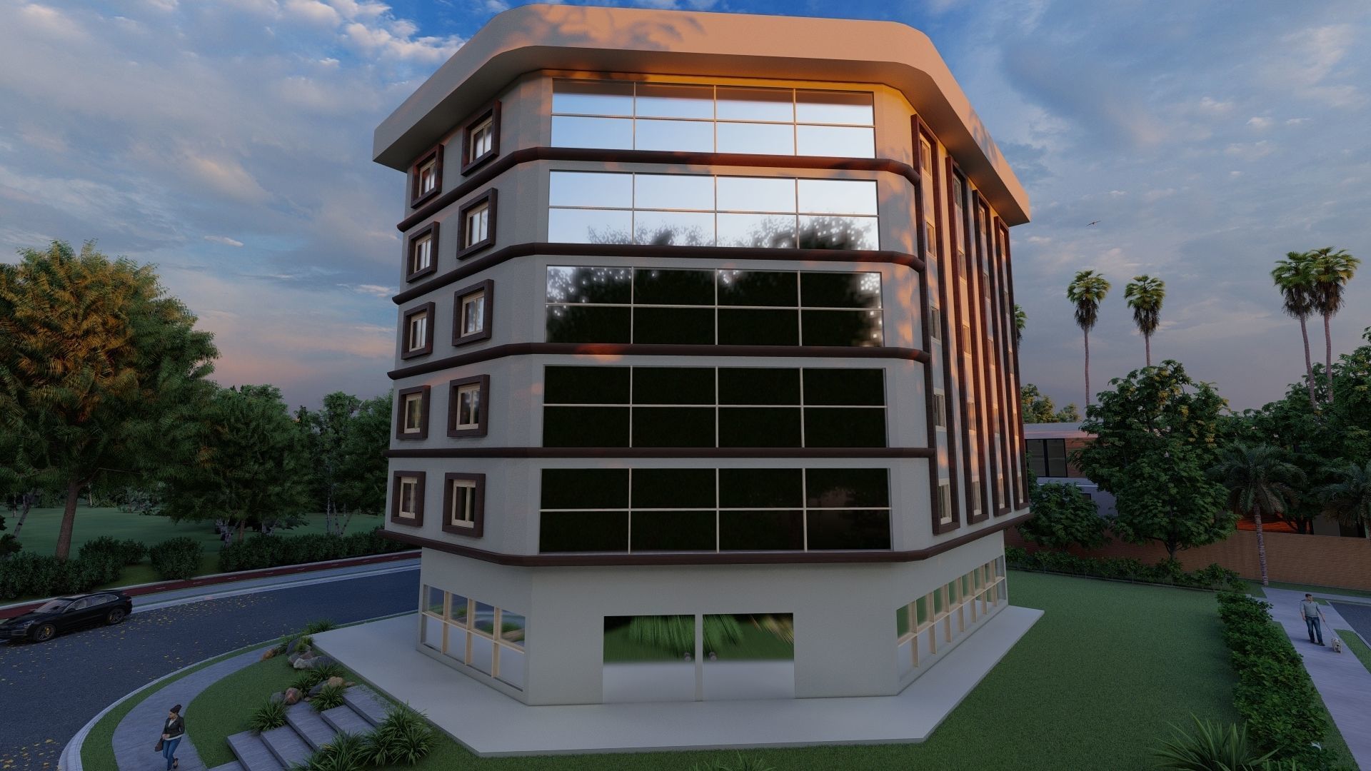  Building  Low-poly 3D model_5