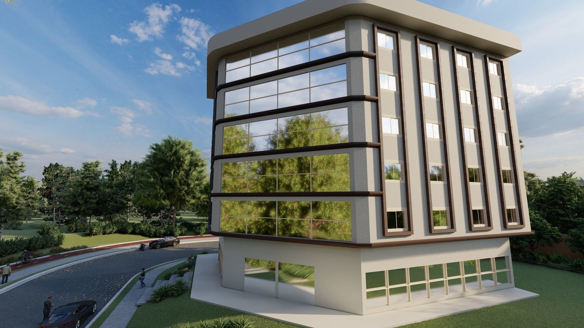  Building  Low-poly 3D model_4