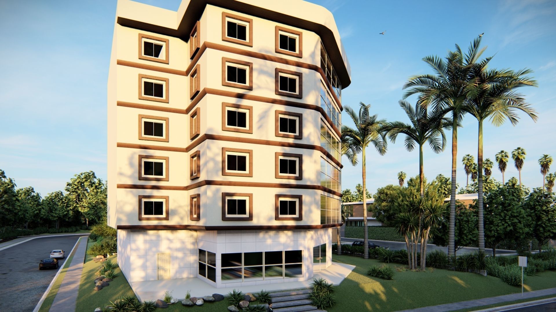  Building  Low-poly 3D model_1