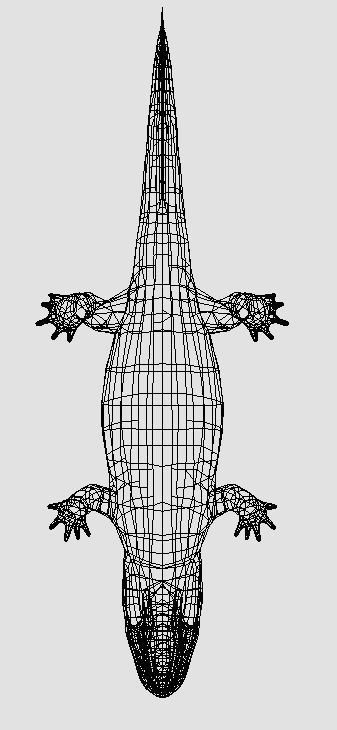 Ichthyostega Asset Pack Low-poly 3D model_12