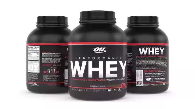 Protein Powder 3D model