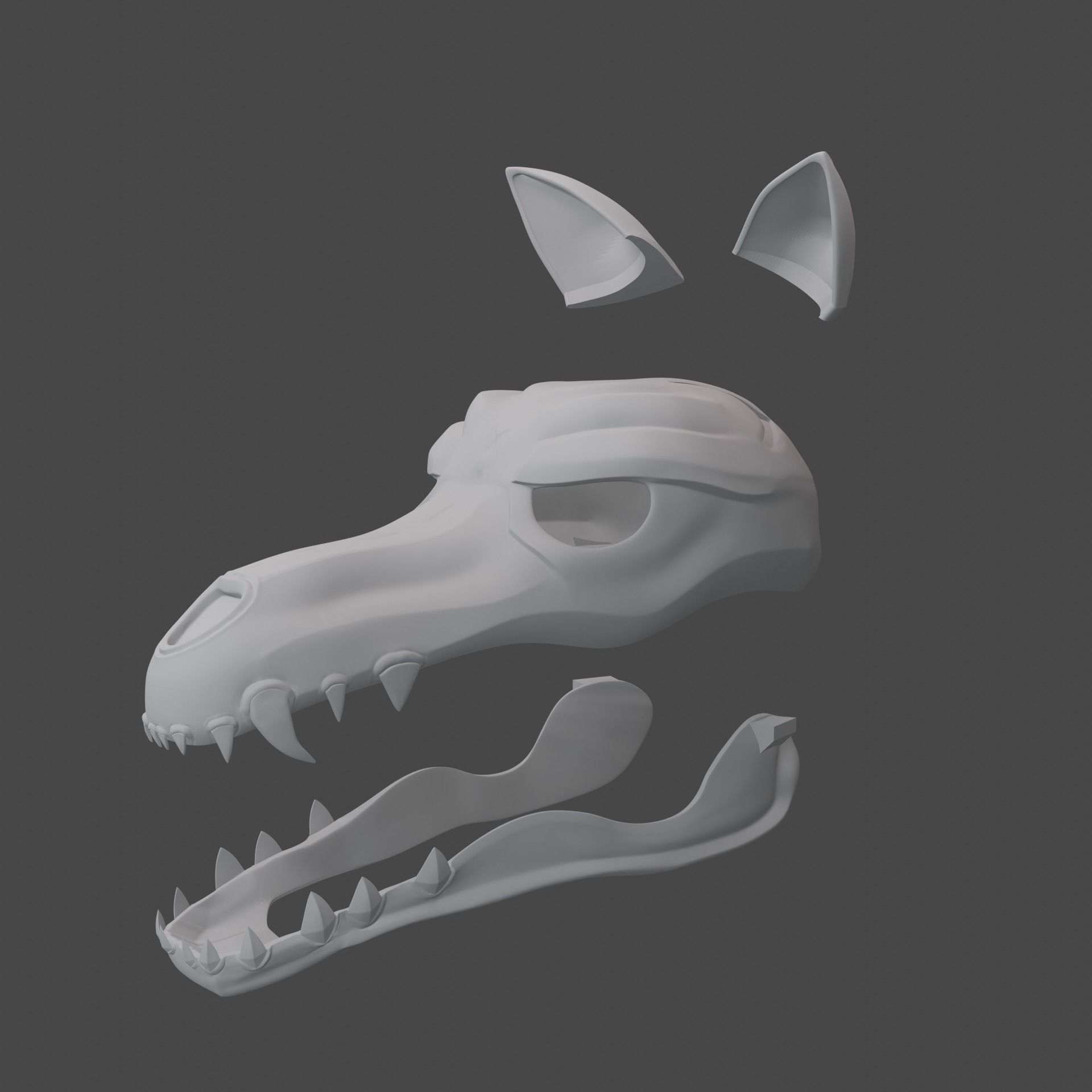 hades Zagreus  armor cosplay skull 3d print 3D print model_3