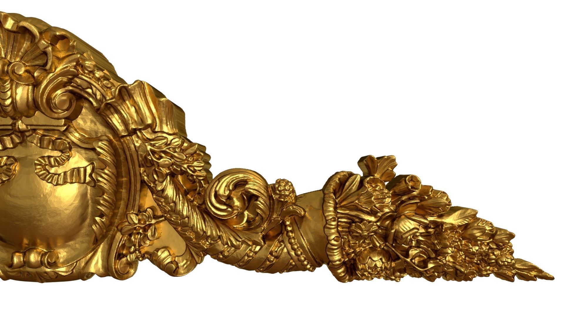 Classic decor ornament v-3D model 62 3D model_1