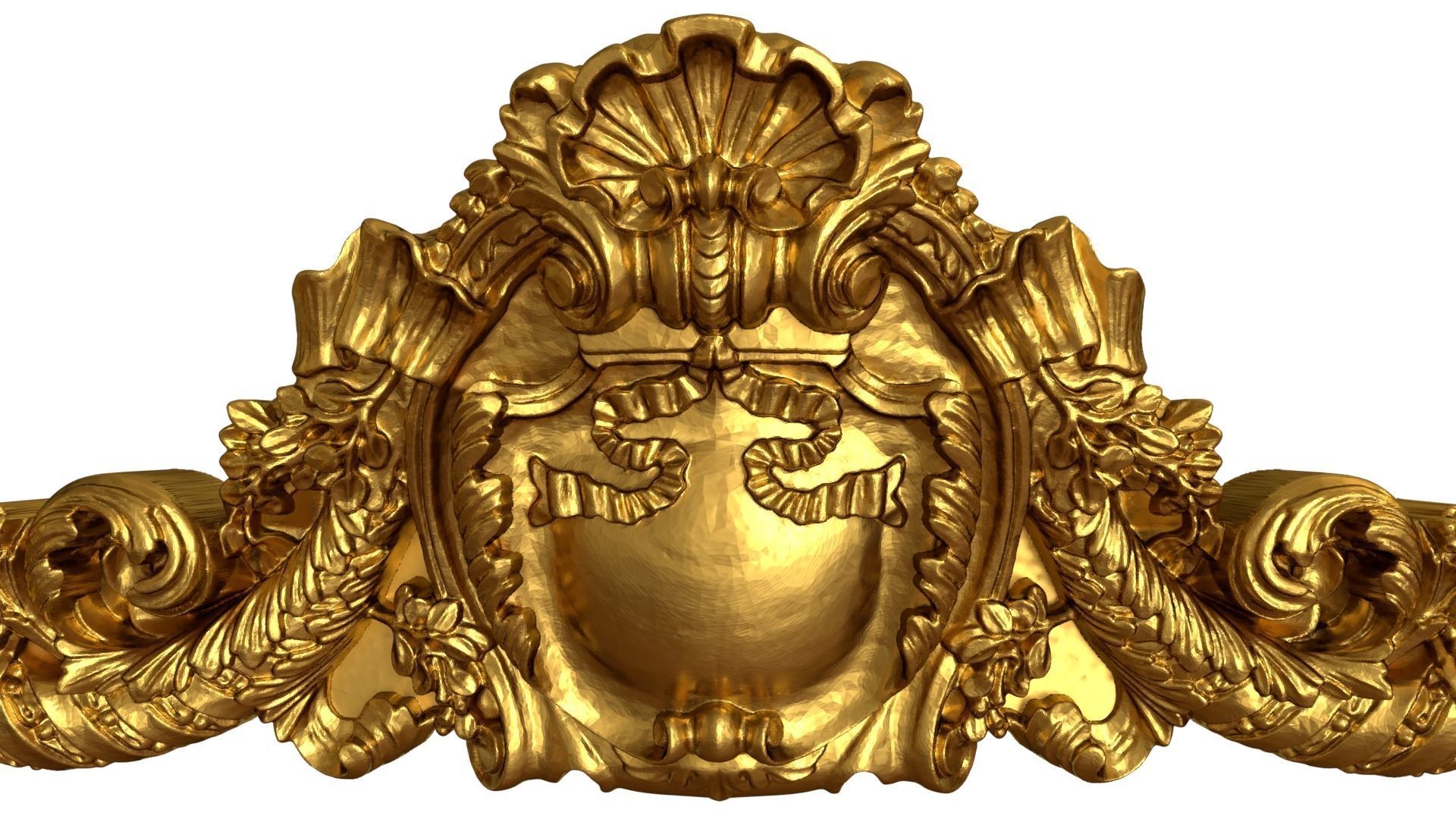 Classic decor ornament v-3D model 62 3D model_4