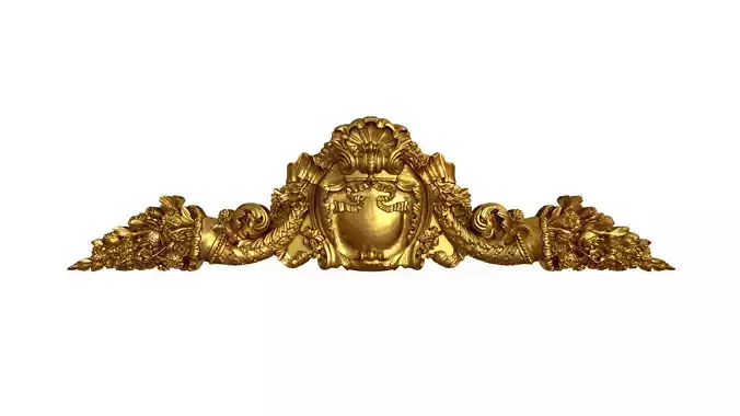 Classic decor ornament v-3D model 62