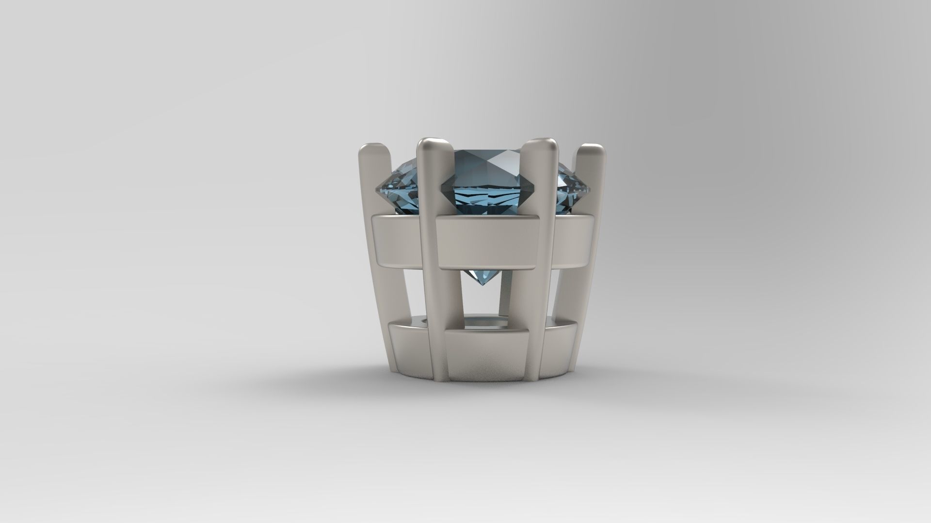 Jewelry Prong Head Set Package 130 3D print model_3