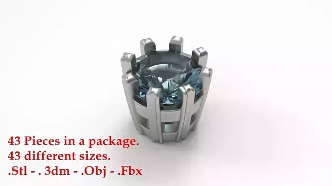 Jewelry Prong Head Set Package 134