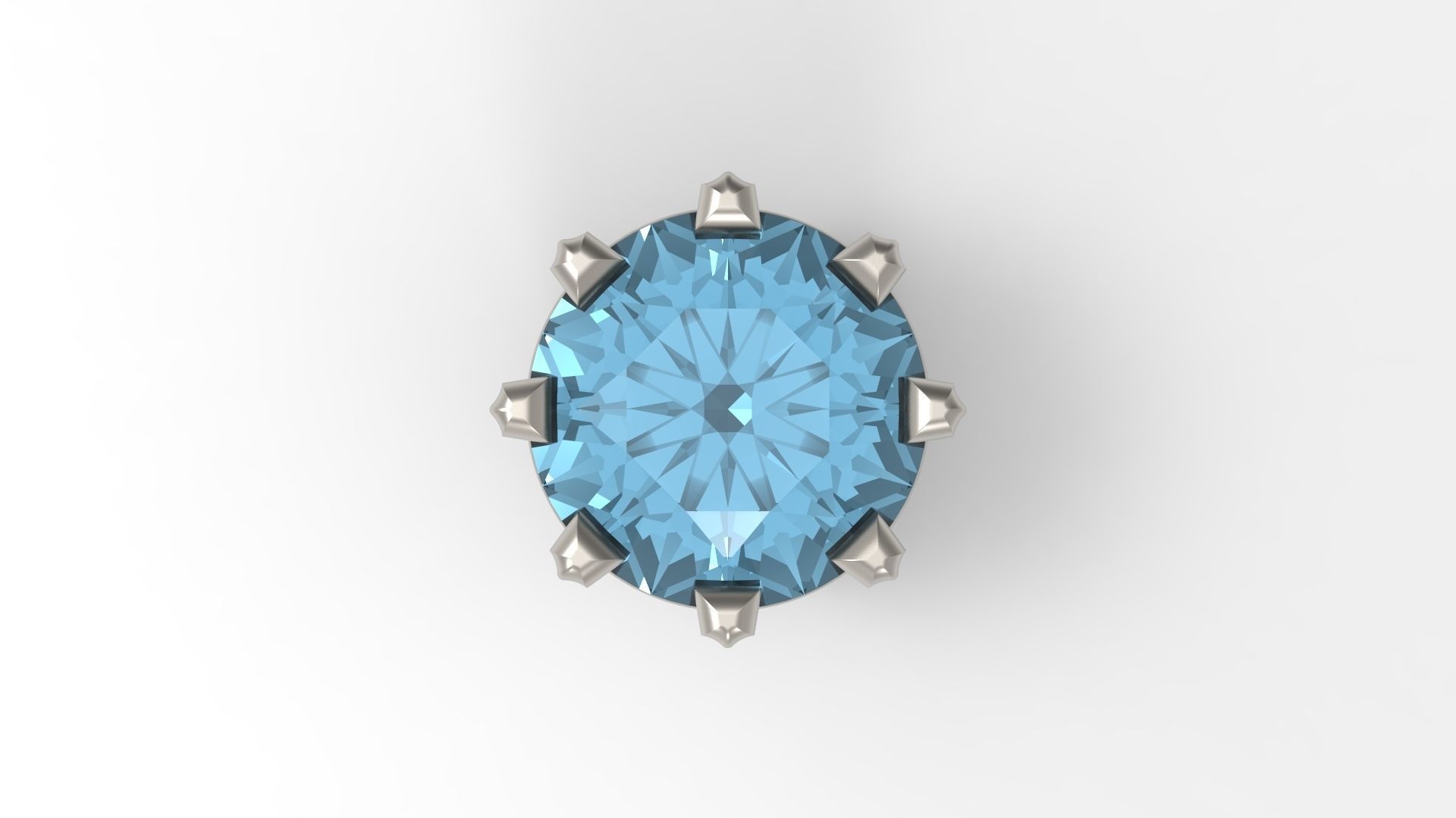 Jewelry Prong Head Set Package 137 3D print model_2