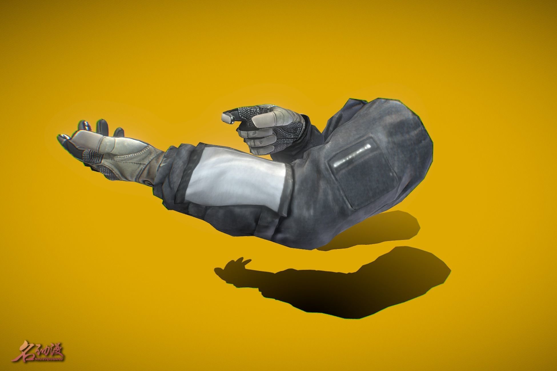 FPS Arms Soldier 1 Low-poly 3D model_3