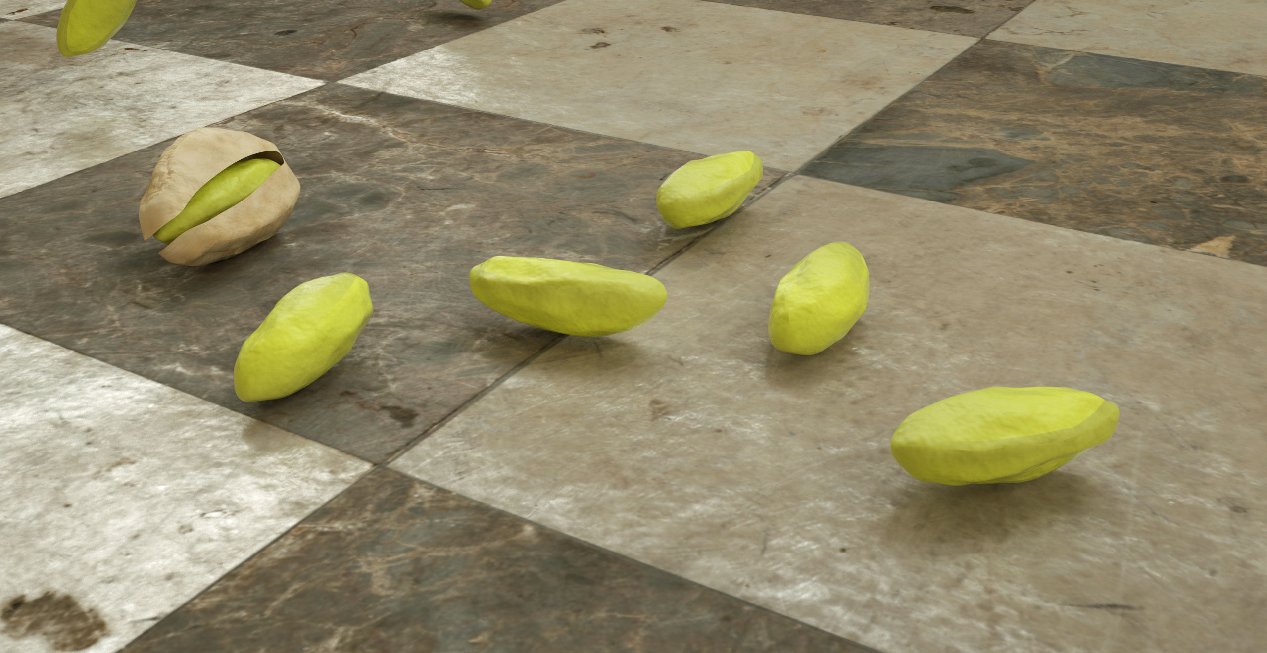 Pistachio Realistic 3D model pistachios 3D model_2