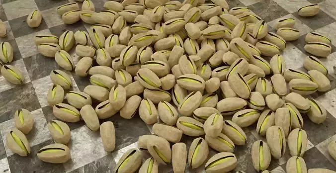 Pistachio Realistic 3D model pistachios 3D model